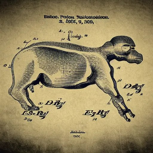 Image similar to US patent of evolution by natural selection