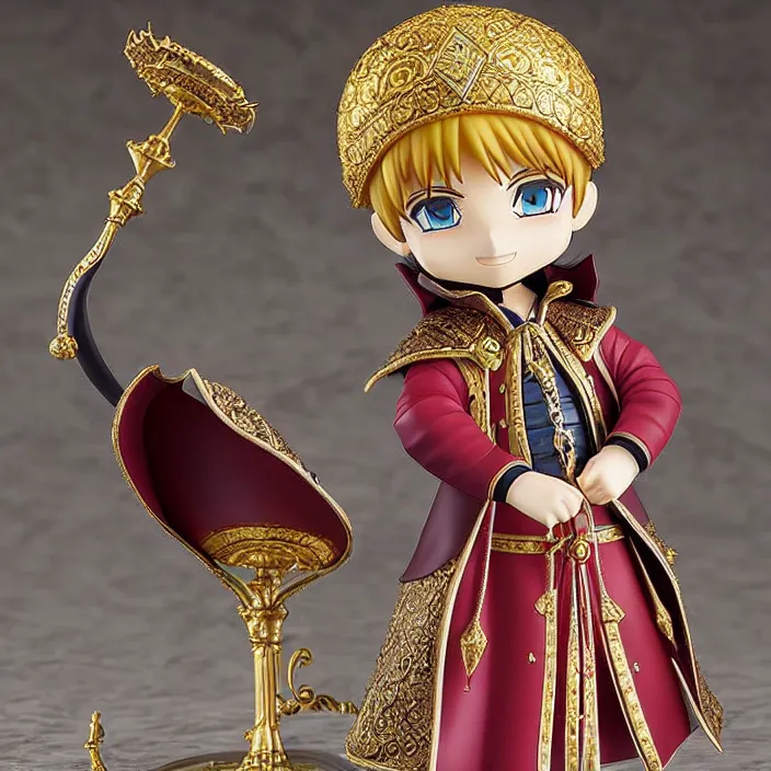 Image similar to suleiman the magnificent, an anime nendoroid of suleiman the magnificent, figurine, detailed product photo