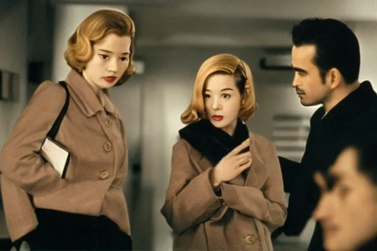 Prompt: a still of the movie lost in translation directed by billy wilder in 1 9 4 5