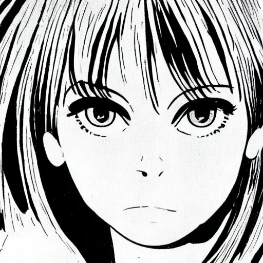 Image similar to still of France Gall in a 1960s anime, in the style of Takahashi Macoto, very detailed, trending on tumblr, retro, very cute face, very detailed face