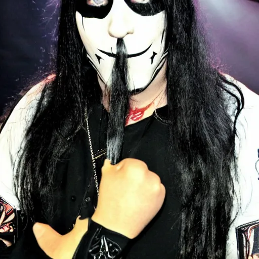 Image similar to joey jordison playing joey jordison