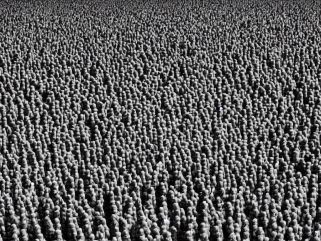 Image similar to 1000 humans inspired by aliens