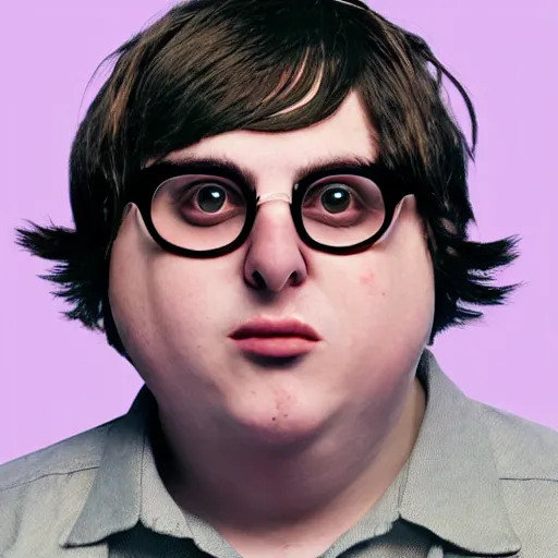 Image similar to andy milonakis as a goat, goat body, human head, anthropomorphic, 4 k, photorealistc, high details