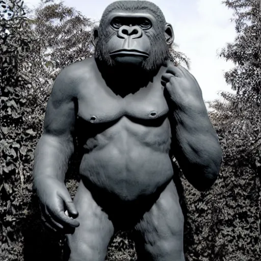Prompt: gorila by Reinhold Begas