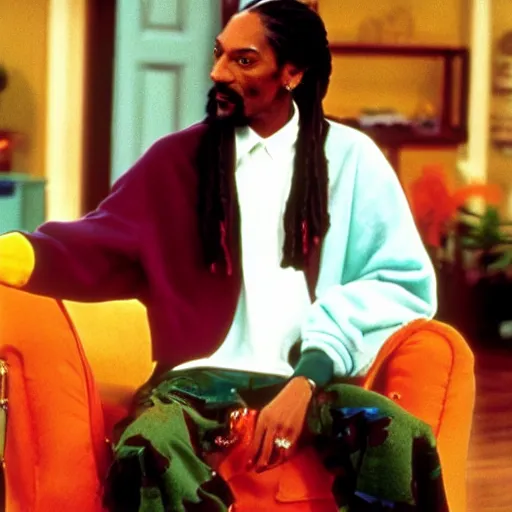 Image similar to a tv still of Snoop Dogg starring in The Fresh Prince of Bel-Air (1990)