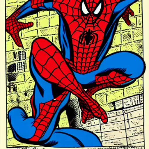 Image similar to spider - man by steve ditko