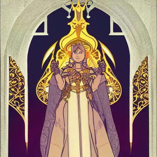 Prompt: an ultra detailed vector image of solare of astora dressed as ezio auditore, concept art by alphonse mucha and greg rutkowski, praise the blood moon, octane render, liminal space