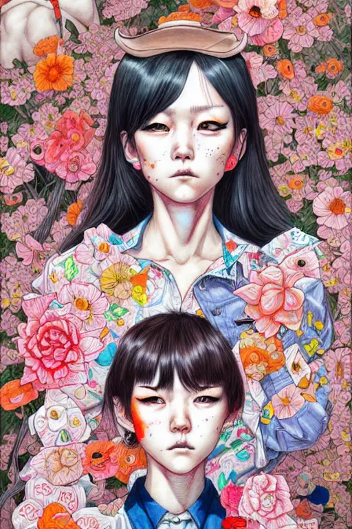 Prompt: cowboy style of yoshii chie and hikari shimoda and martine johanna, highly detailed