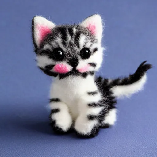 Image similar to very small cute kitten stuffed animal,