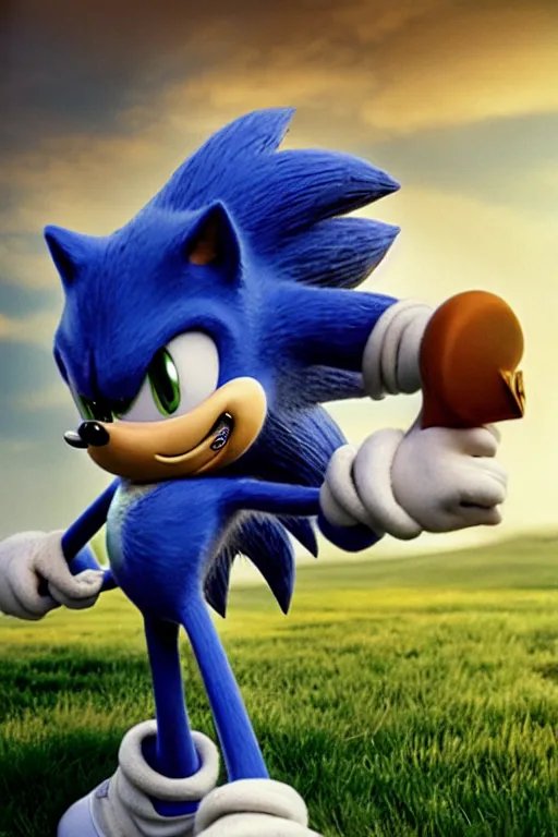 Image similar to Sonic the Hedgehog, 35mm, f2.8, age, award-winning, candid portrait photo by annie leibovitz