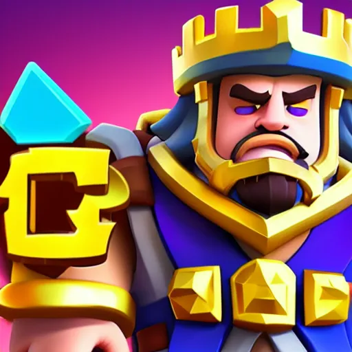 the king from clash royale in real life, realistic,, Stable Diffusion