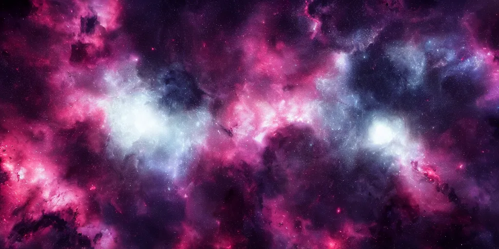 Prompt: the outer space nebulae are dark epic and beautiful, highly detailed, houdini simulation, octane render, majestic, mysterious, double - exposure, light, tones of black in background, sublime, soft lighting, ray tracing global illumination, translucid luminescence, lumen reflections