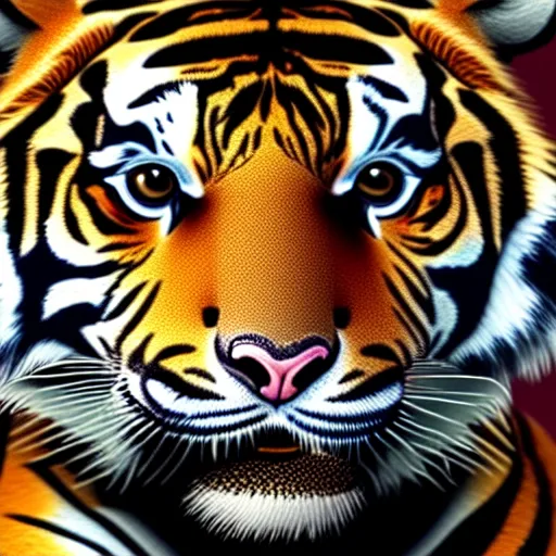 Prompt: a detailed digital art of a tiger that looks like steve buscemi, 8k, ornate, intricate