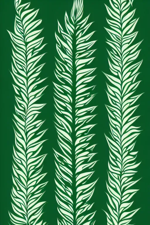 Image similar to minimalist boho style art of a green leave, illustration, vector art