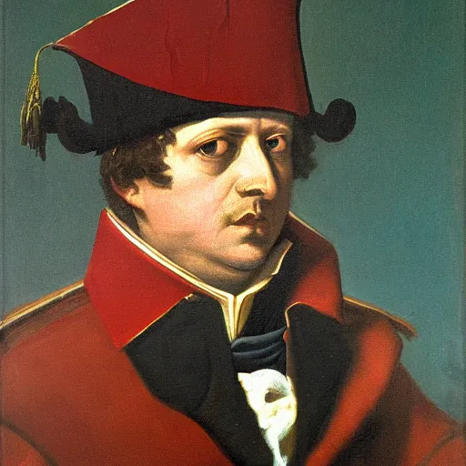 Image similar to Napoleon by Francis Bacon