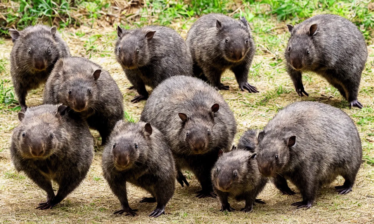 Prompt: transfer mutant ninja wombats