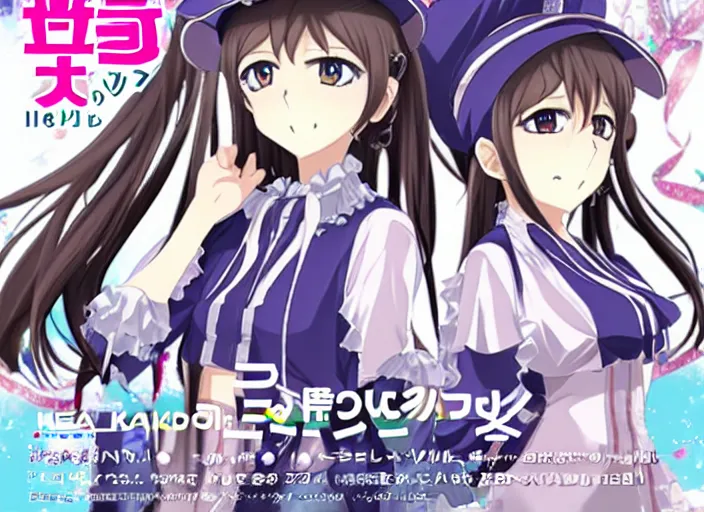 Image similar to headwear ; kadokawa light novel, cover, ; visual novel