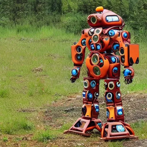 Image similar to a spaghetti mech suit