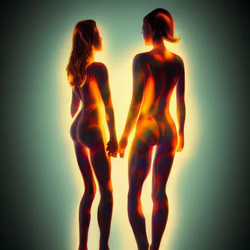 Image similar to sister's love to her brother, full body, concept art trending on artstation, illustration, devianart, glowing effect, hyperdetailed, hyperreal, golden ratio, rule of thirds, 8 k