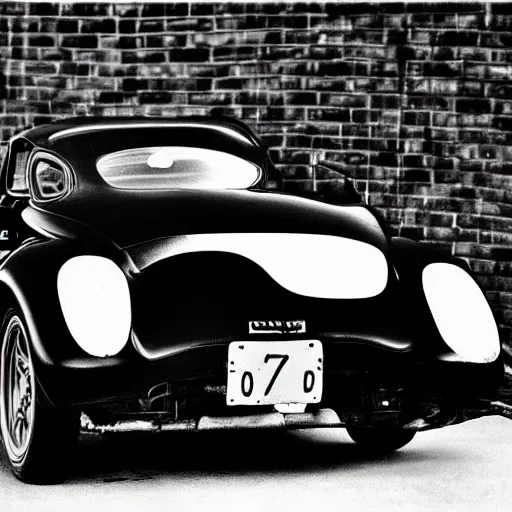 Image similar to black and white photograph of the 1933 Toyota Supra