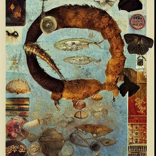 Image similar to stranger organisms, by nick bantock