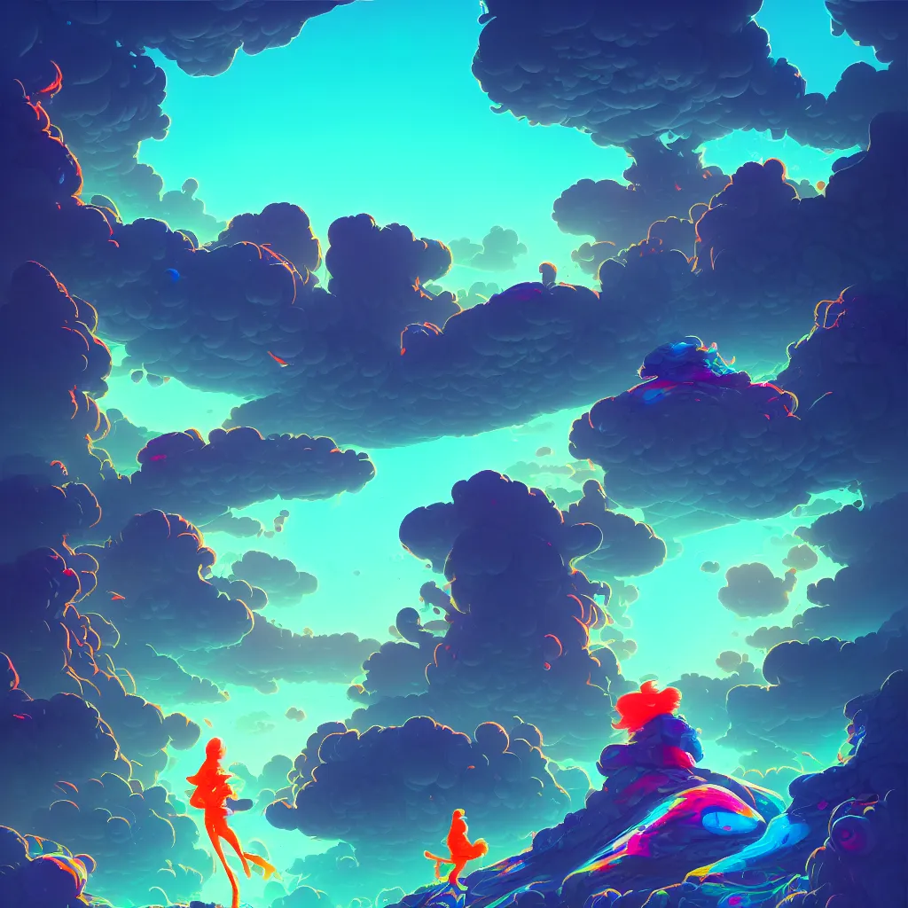 Image similar to a micro-service deployed to a datacenter, road, connector, defence, wall, cloud, security, cyber, attack vector, trending on Artstation, painting by Jules Julien, Leslie David and Lisa Frank and Peter Mohrbacher and Alena Aenami and Dave LaChapelle muted colors with minimalism