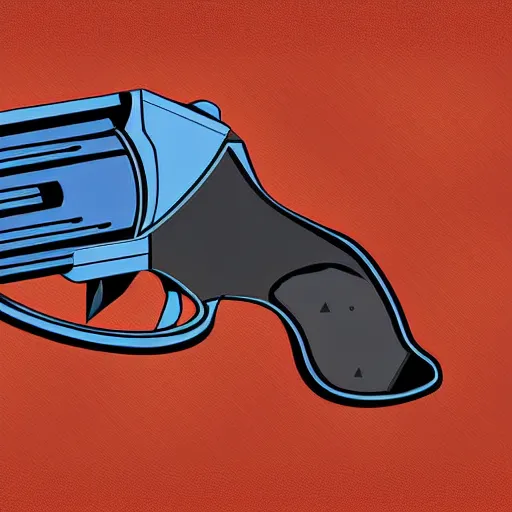 Image similar to an electricity powered revolver, concpet digital art, detailed, perfect, 4k