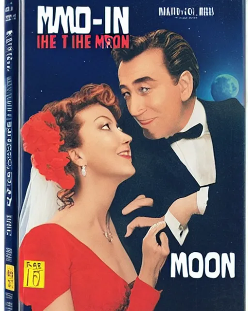 Prompt: 'I Married an The Moon!' blu-ray DVD case still sealed in box, ebay listing