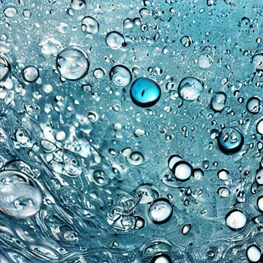 Image similar to abstract water art with bubbles