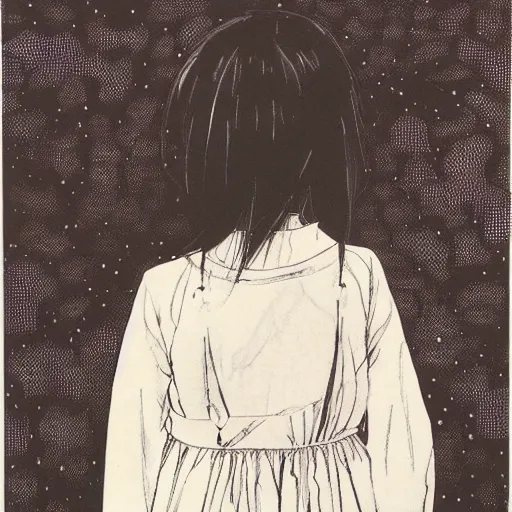 Image similar to a pretty little girl, by asano inio,