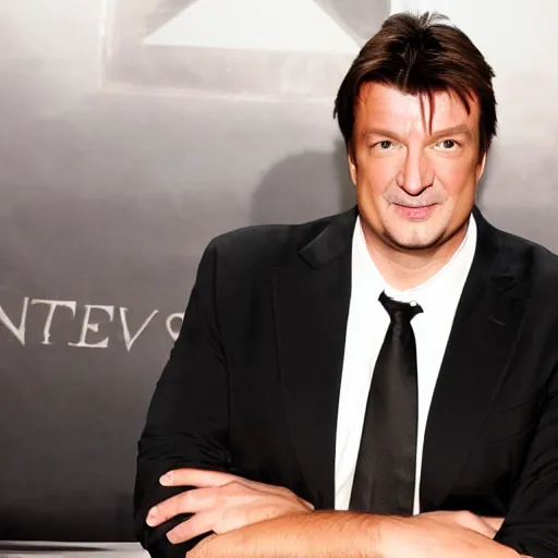 Image similar to Nathan Fillion guards hive