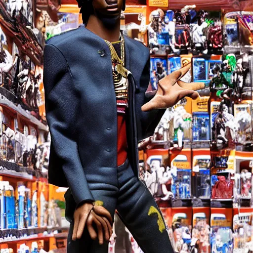Image similar to playboi carti as an action figure 4 k detailed super realistic