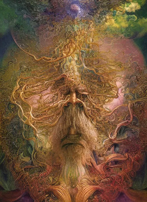 Image similar to abiogenesis, by ernst haeckel and agostino arrivabene and robert hooke and joaquin sorolla, vivid colours, intricate, elegant, extremely higly detailed, digital painting, artstation, concept art, photoshop, krita, smooth, sharp focus, full body focus, illustration, digital painting