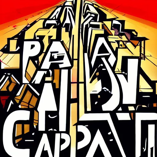 Image similar to Fall of capitalism, banner, srtstation, poster