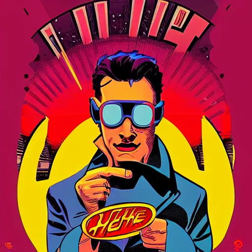 Image similar to retro futurist illustration art by butcher billy