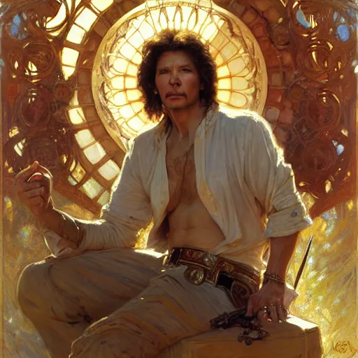 Image similar to neil breen highly detailed painting by gaston bussiere, craig mullins, j. c. leyendecker, alphonse mucha 8 k