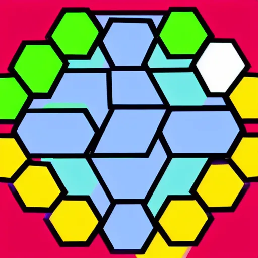 Prompt: hexagons, hexagonal blue lines, regular, symmetrical, shiny lines, realistic