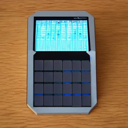 Image similar to “Futuristic attractive stylish minimalist pocket synthesizer designed by Teenage Engineering”