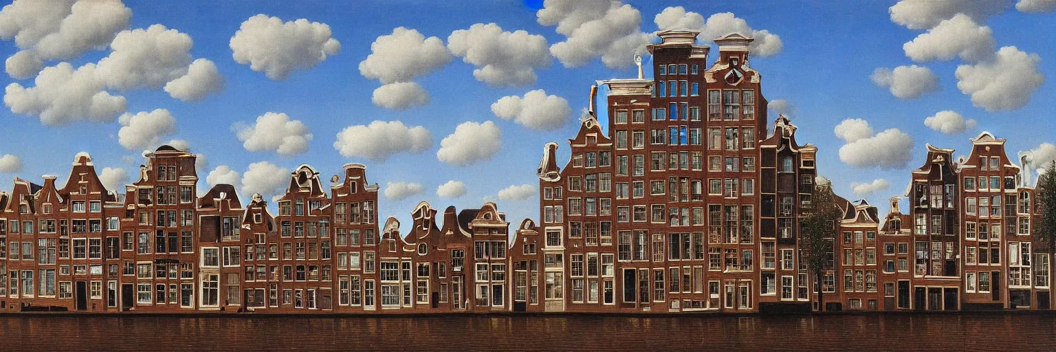 Image similar to amsterdam painting magritte