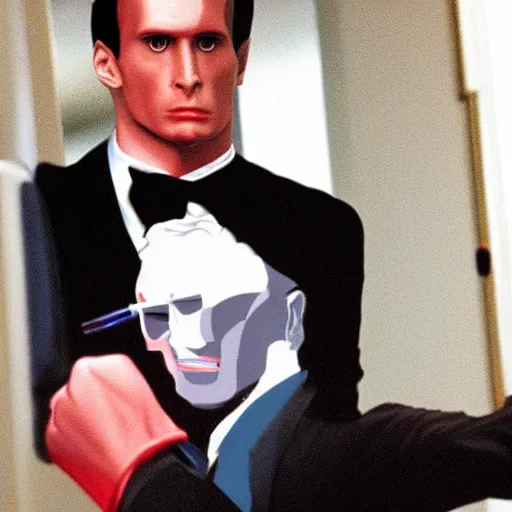 Image similar to american psycho on nintendo 6 4