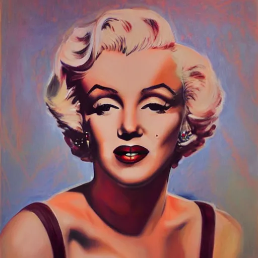 Image similar to marilyn monroe detailed oil painting by james jean