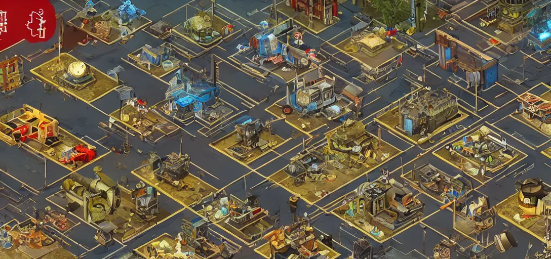 Image similar to Isometric gameplay of Fallout China