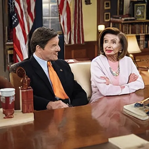 Prompt: sitcom about nancy pelosi