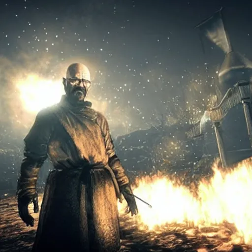 Image similar to Walter White in Dark Souls