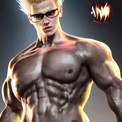 Prompt: albert wesker going super sayain, au naturel, hyper detailed, digital art, trending in artstation, cinematic lighting, studio quality, smooth render, unreal engine 5 rendered, octane rendered, art style by klimt and nixeu and ian sprigger and wlop and krenz cushart