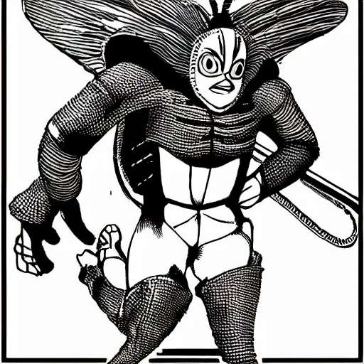 Image similar to Kentaro Miura's Bee Movie