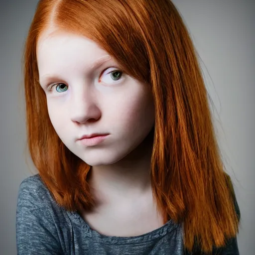 Image similar to girl with light ginger hair