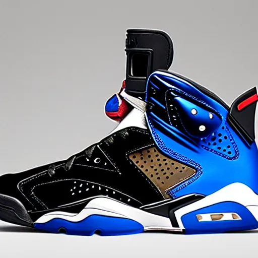 Image similar to spacejam jordan 6 basketball shoes 1990s edition collectors edition