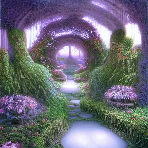 Image similar to secret garden by michael whelan, heaven, ultra realistic, aesthetic, beautiful