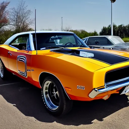 Image similar to 1 9 6 9 dodge charger mixed 1 9 6 9 camaro rs / ss mixed with mini cooper